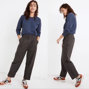 Madewell Pleated Slouchy Chino Pants